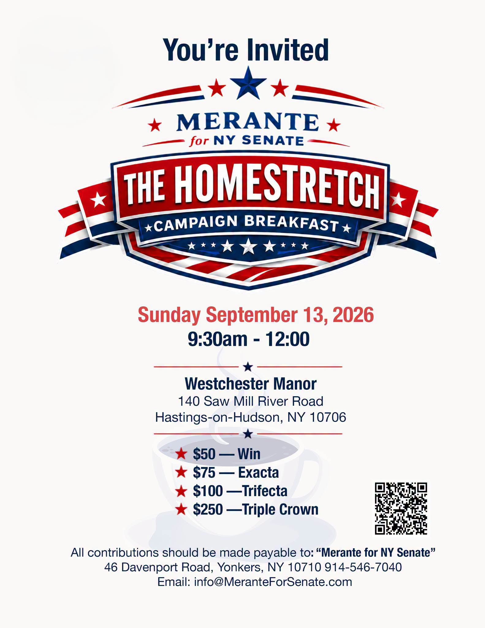 The Homestretch Campaign Breakfast